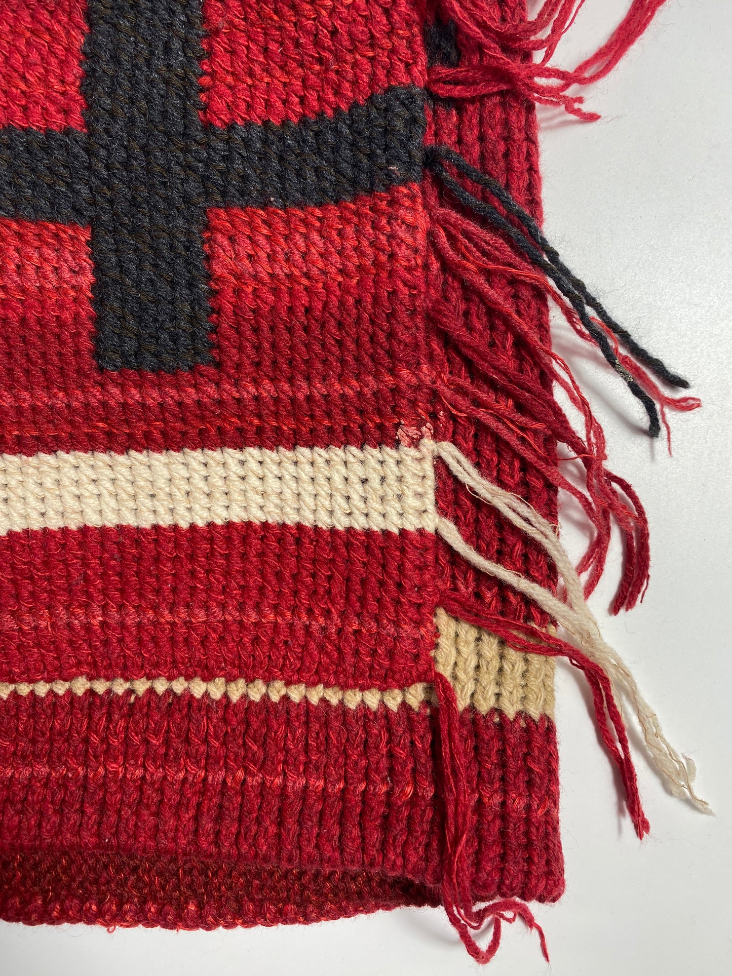 90's RALPH LAUREN Size XXL Vintage Wool Hand Knit Sweater / F8440K