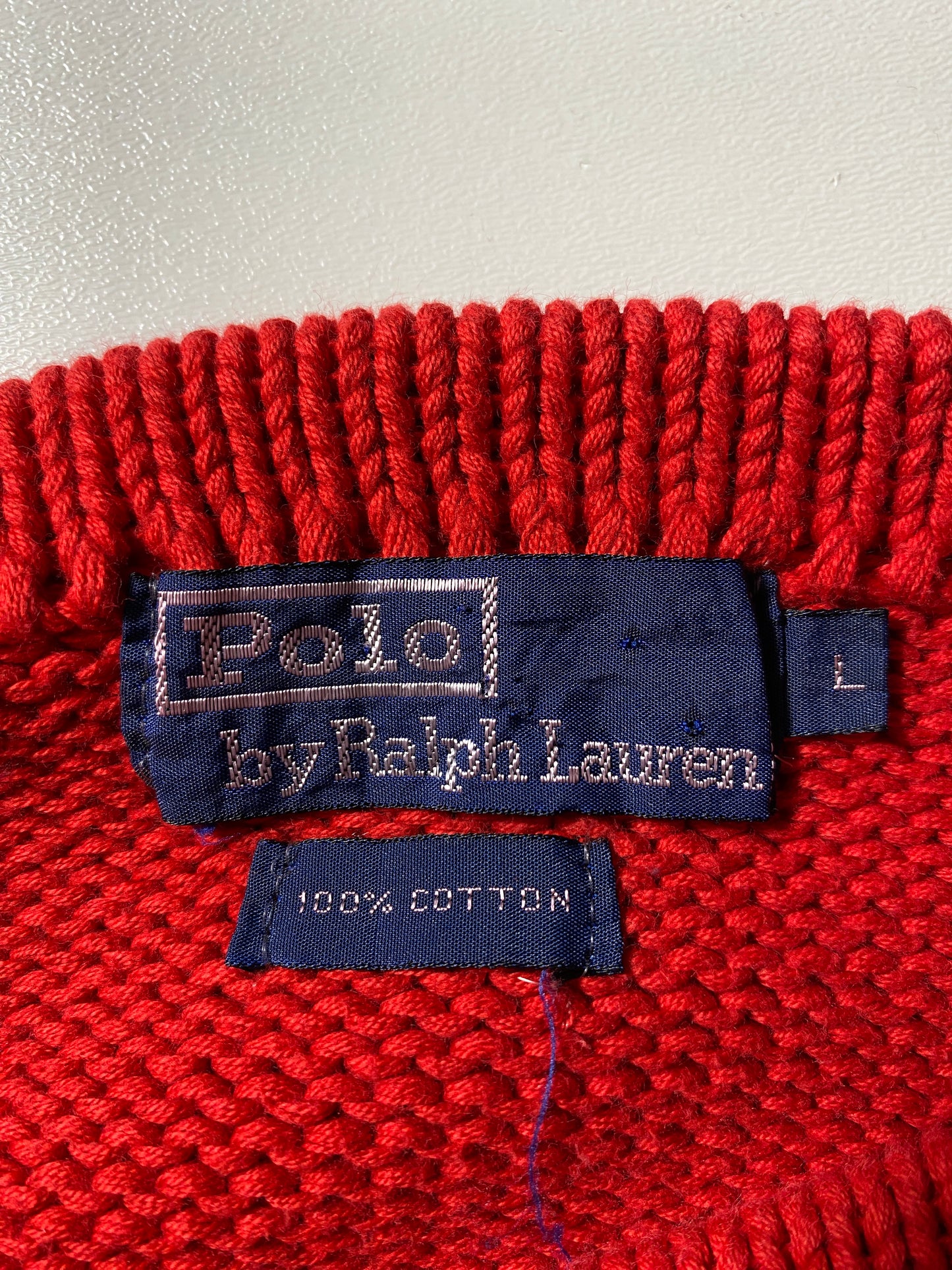 90’s POLO BY RALPH LAUREN Size L Knit Sweater / F6767K