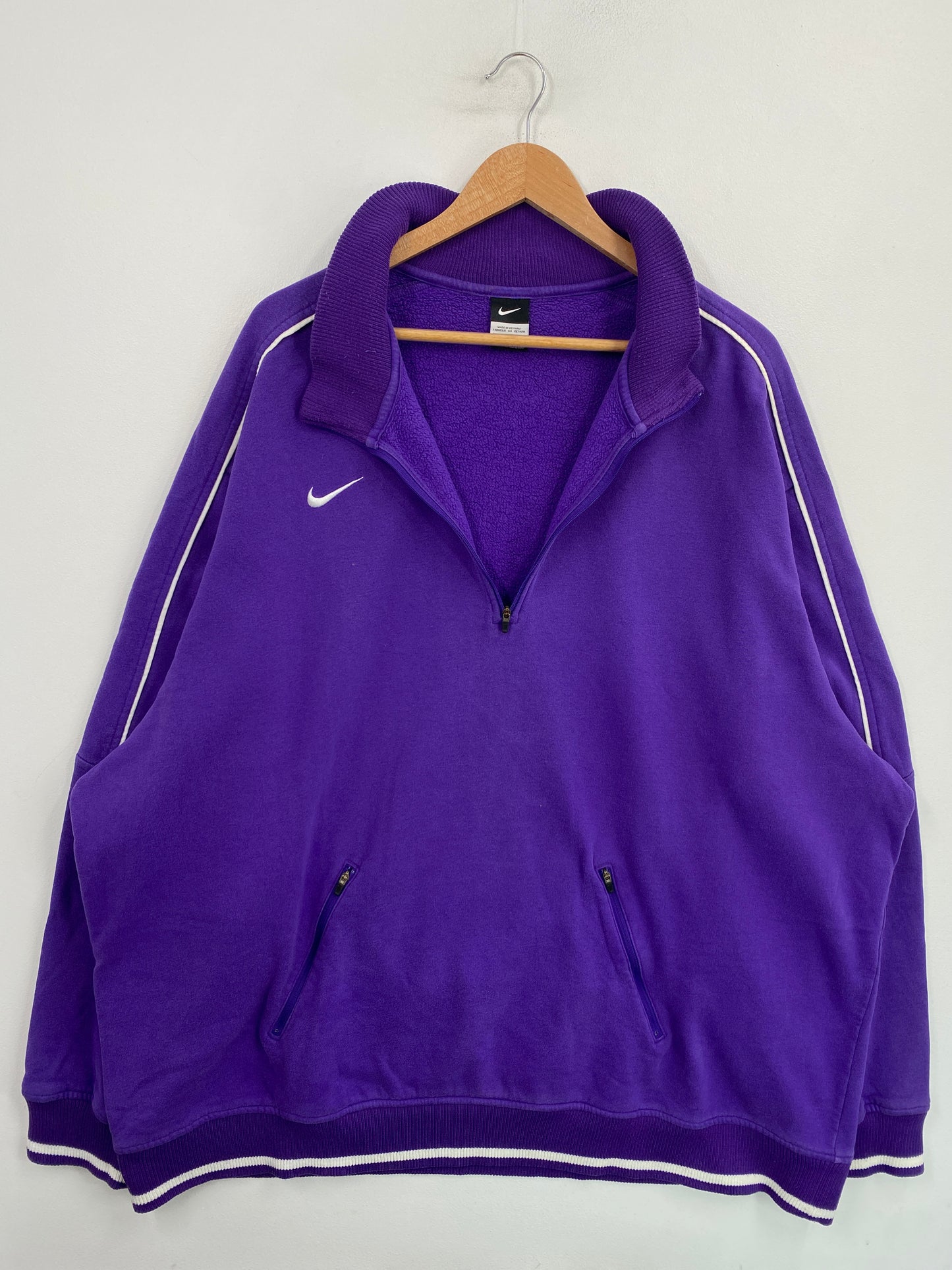 Vintage NIKE Size 4XL Vintage Half-Zip Sweat-Shirt / G5883S