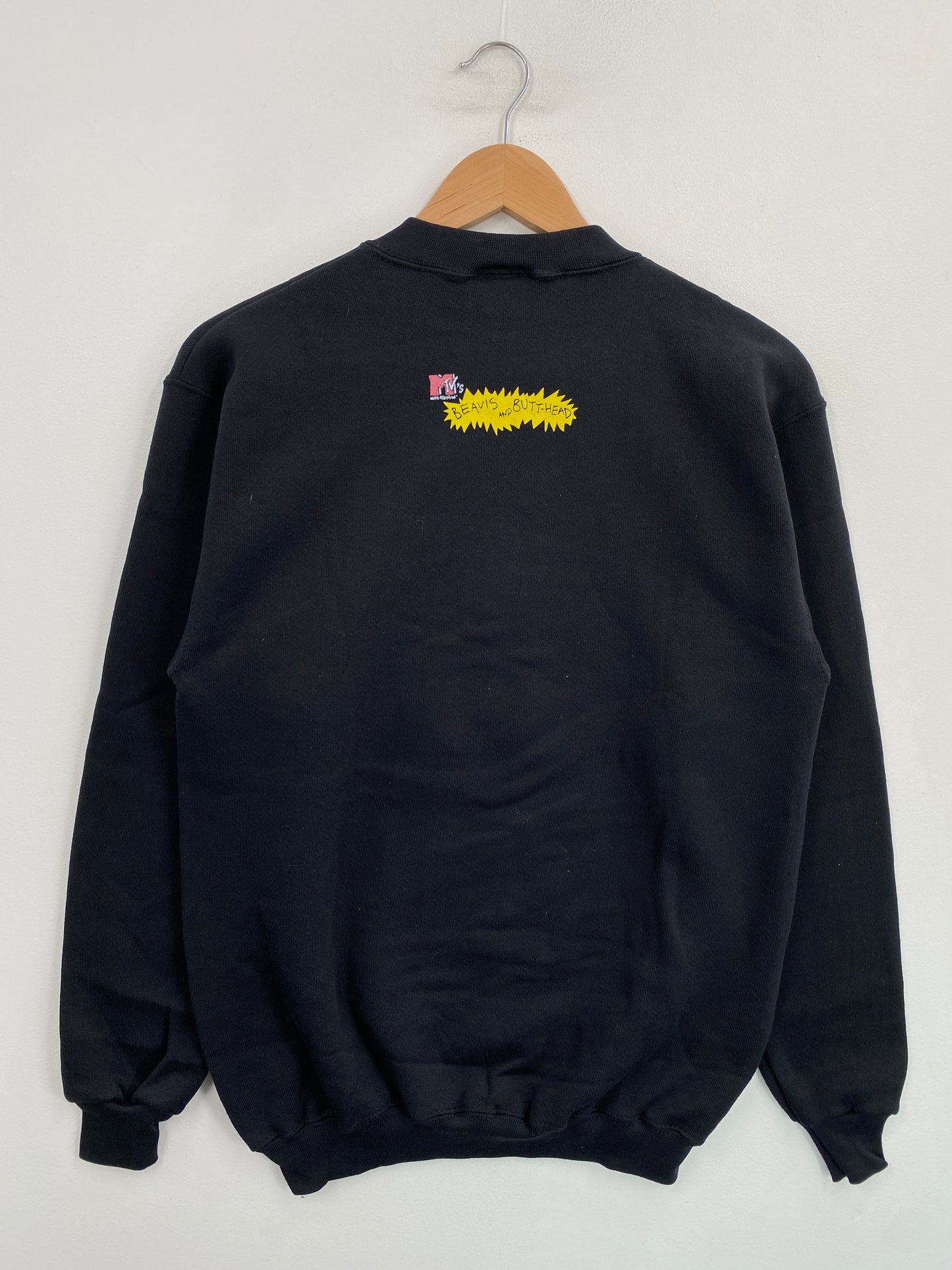 90's Mint Condition BEAVIS AND BUTT-HEAD x MTV Made in USA Size S Vintage Sweat-Shirt / G5923S