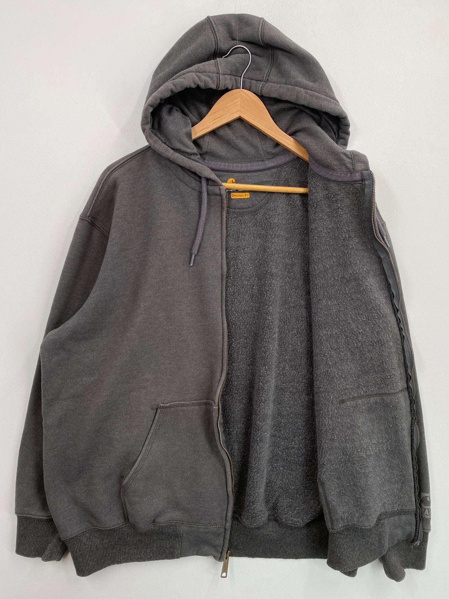 Vintage CARHARTT Size XL Zip Up Hoodie Sweat-Shirt / G5941S