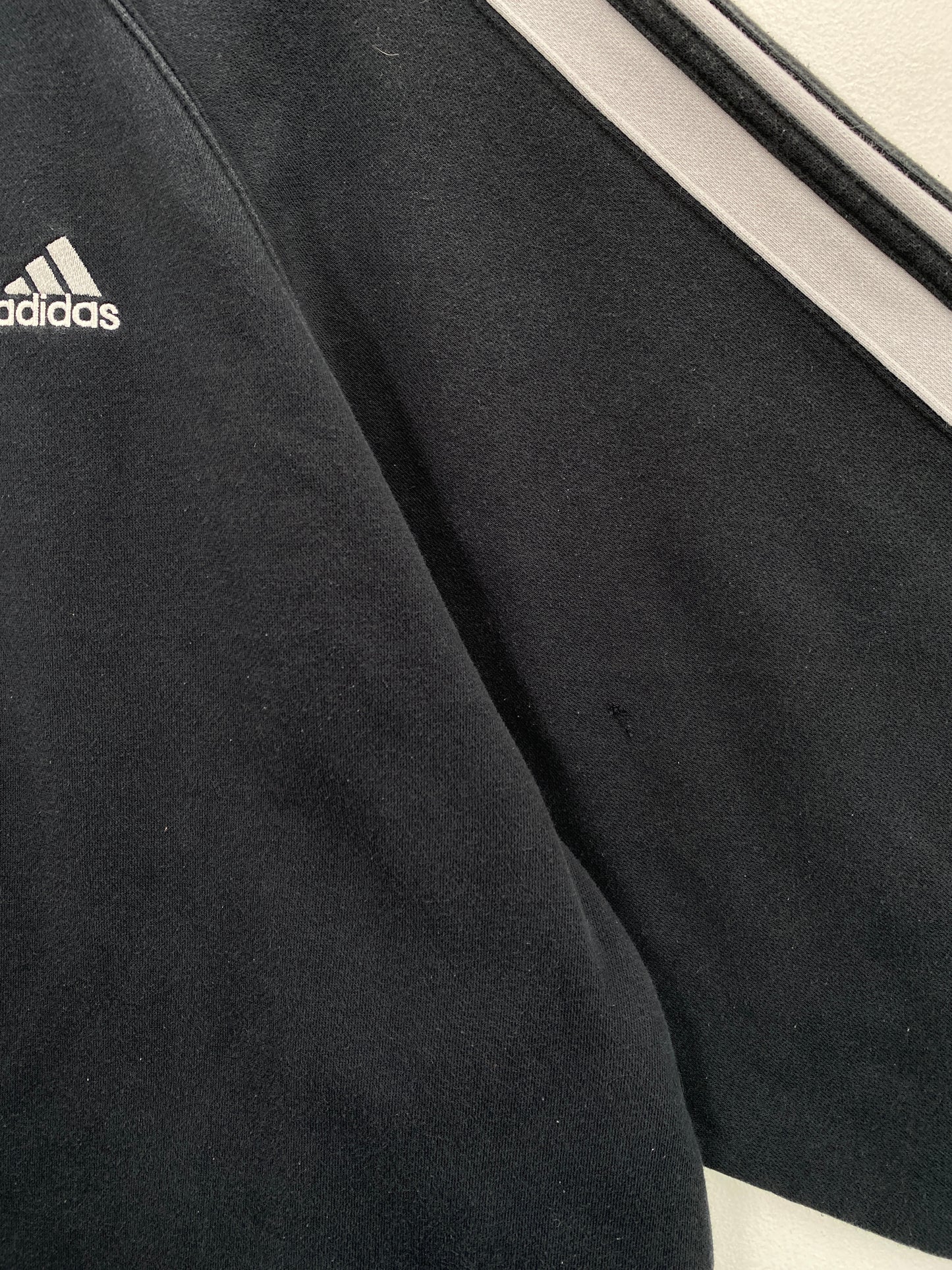 90’s ADIDAS Size XL Vintage Half Zip-up Sweat-Shirt / G7249S