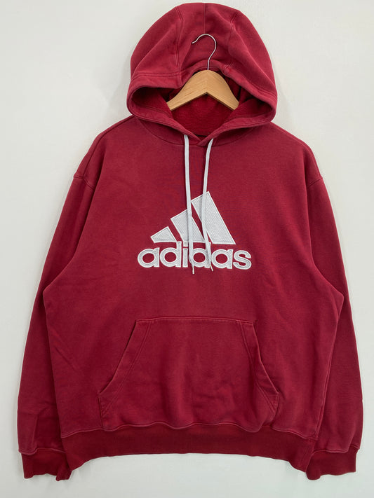 00’ ADIDAS Size No Tag (Approx.XL) Vintage Hoodie Sweat-Shirt / G5943S
