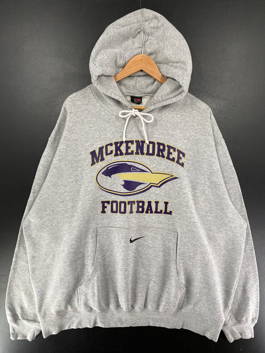 00' NIKE x MCKENDREE Size XXL Vintage College Hoodie Sweat-shirt / G5952S