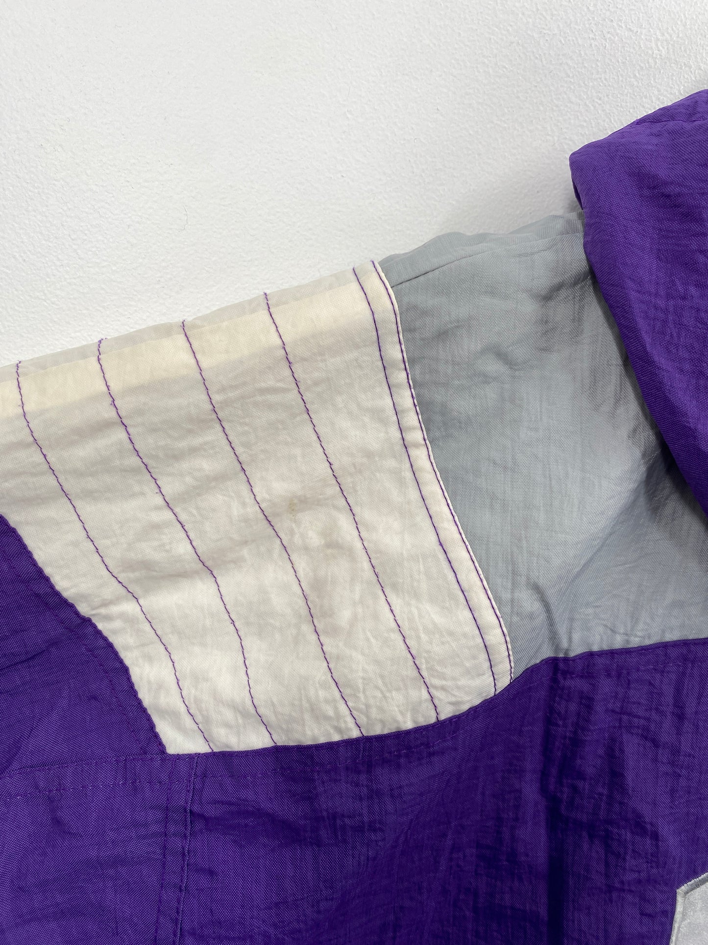 90’s STARTER x KANSAS STATE WILDCATS Size XL Vintage College Padded Nylon Jacket / G5976N