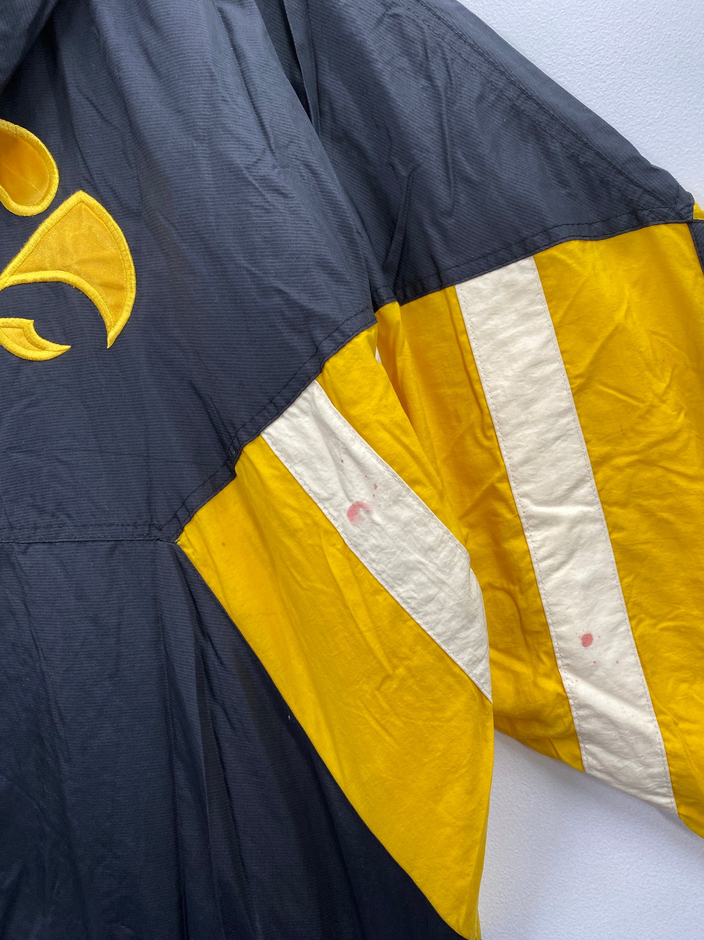 90’s STARTER x IOWA Size XL Vintage College Padded Nylon Jacket / G5980N