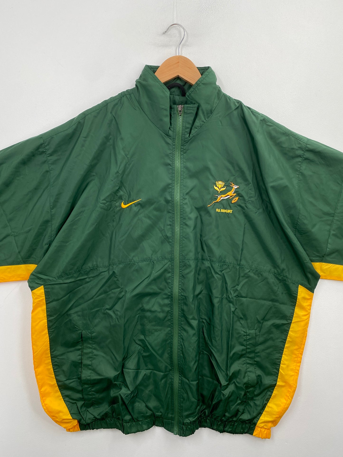 90's NIKE Size L Vintage Nylon Zip-up Jacket / G5992N