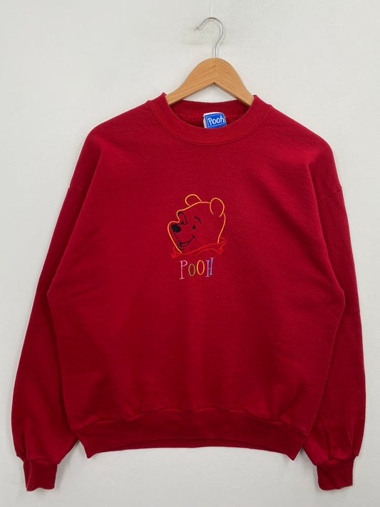 00’s DISNEY POOH Made in USA Size L Vintage Sweat-Shirt / G6025S
