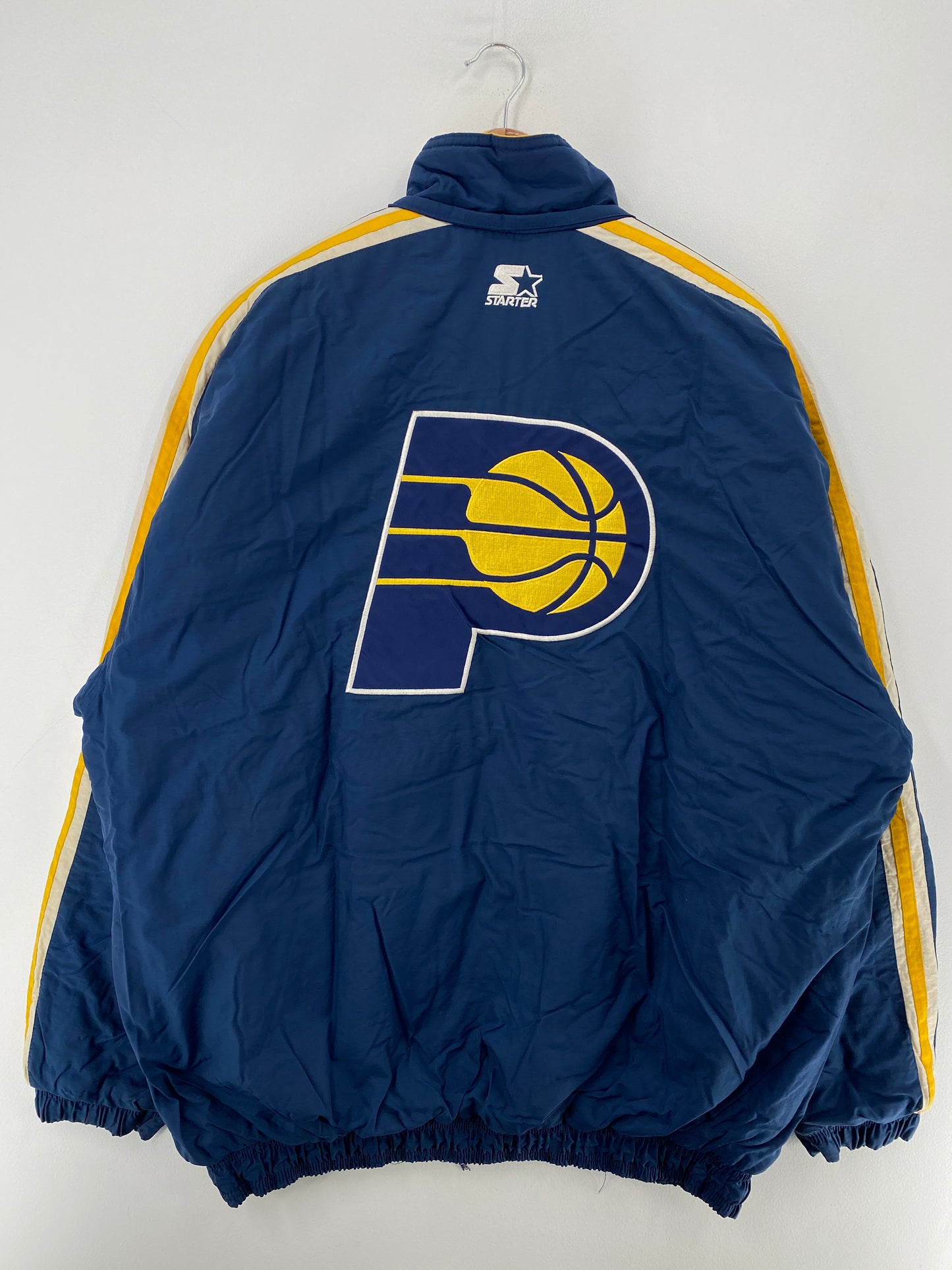 90’s STARTER x PACERS Size XL NBA Padded Nylon Jacket / G4803J