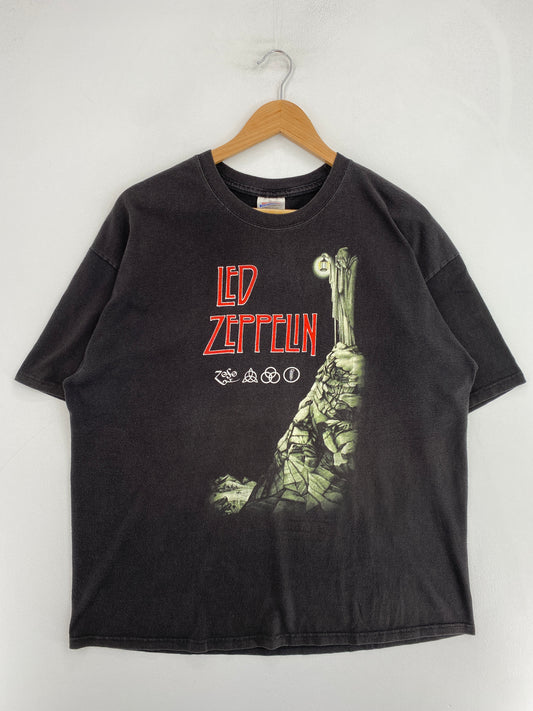 00’ LED ZEPPELIN Size XL Vintage Music T-shirt / G2130T