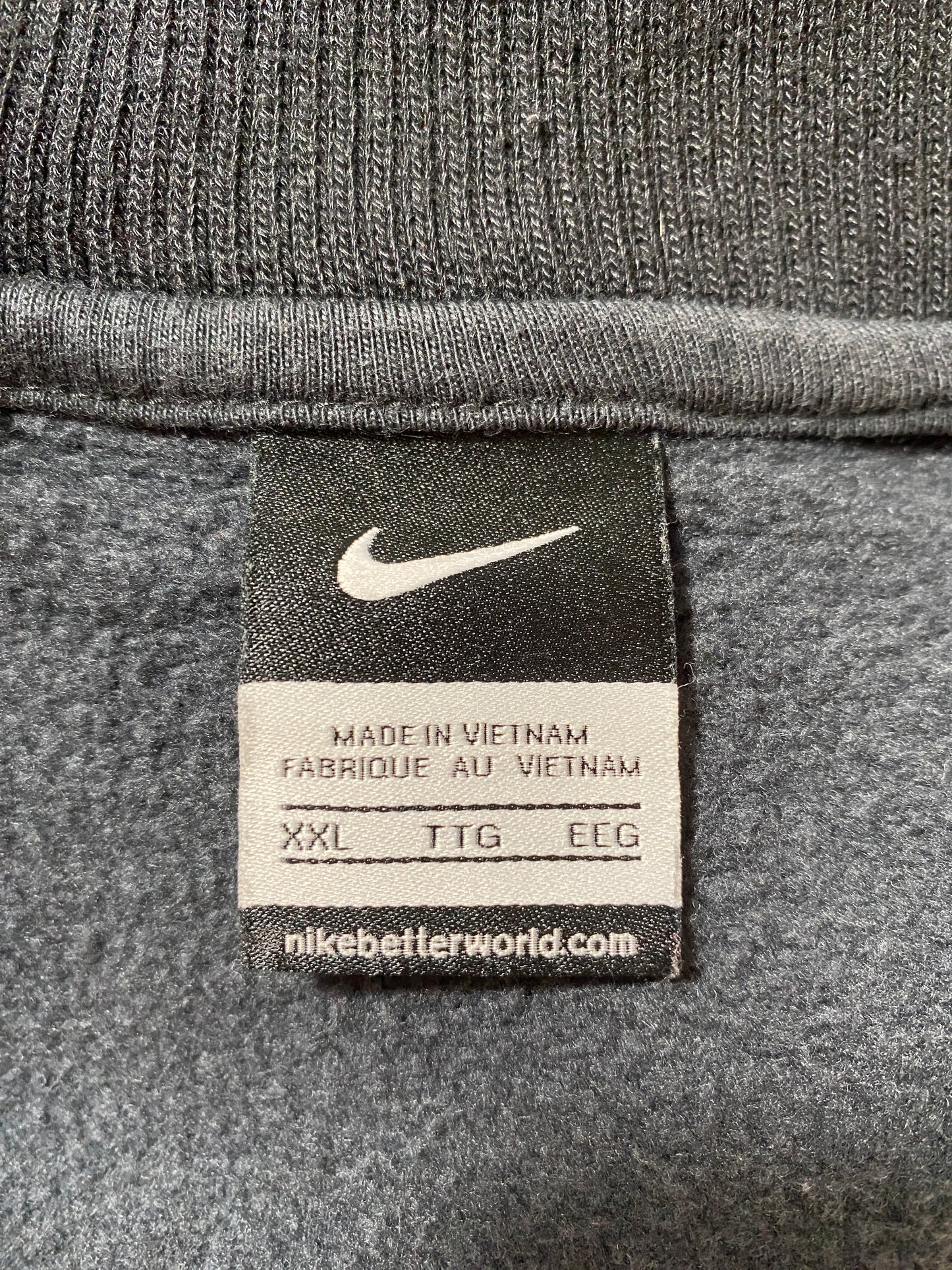 Vintage NIKE MCGILL TOOLEN CATHOLIC Size XXL Half Zip-up Sweat-shirt / G2140S