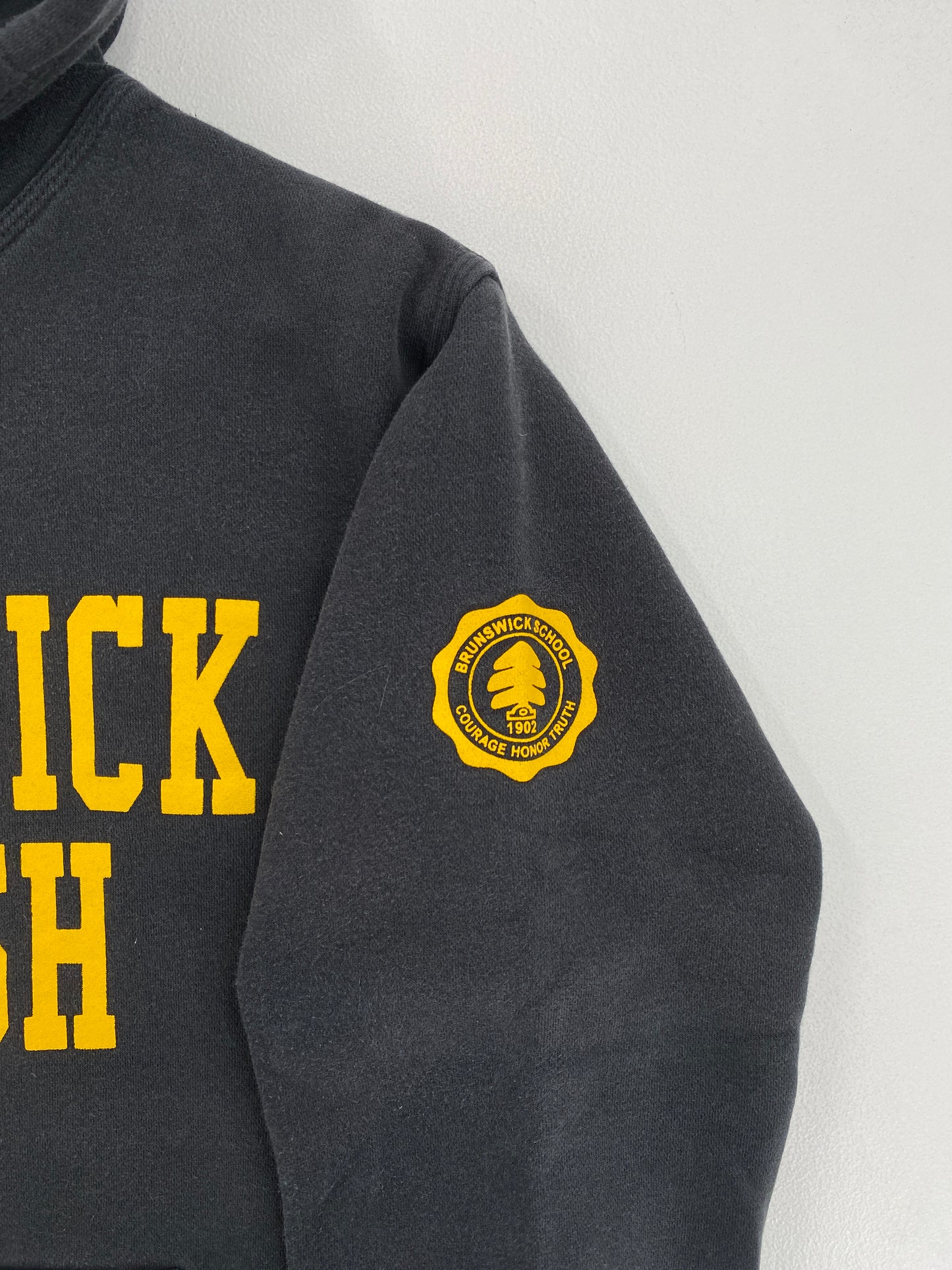 Vintage NIKE x BRUNSWICK SQUASH Size M Vintage College Hoodie Sweat-shirt / G2147S