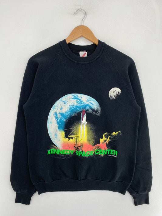 1989 KENNEDY SPACE CENTER Made in USA Size L Vintage Sweat-shirt / G2184S
