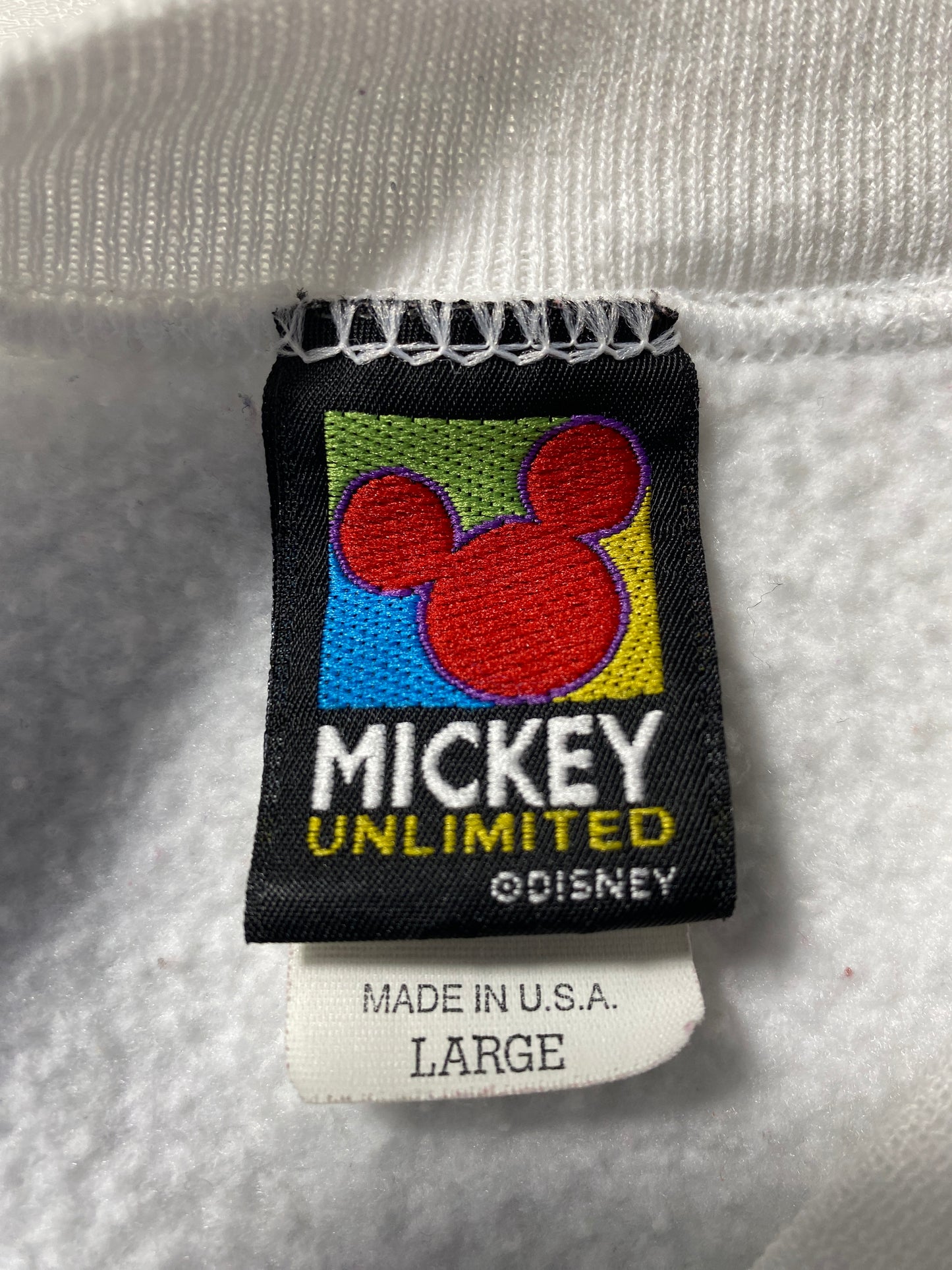 90's DISNEY MICKEY Made in USA Size L Vintage Sweat-shirt / G7303S