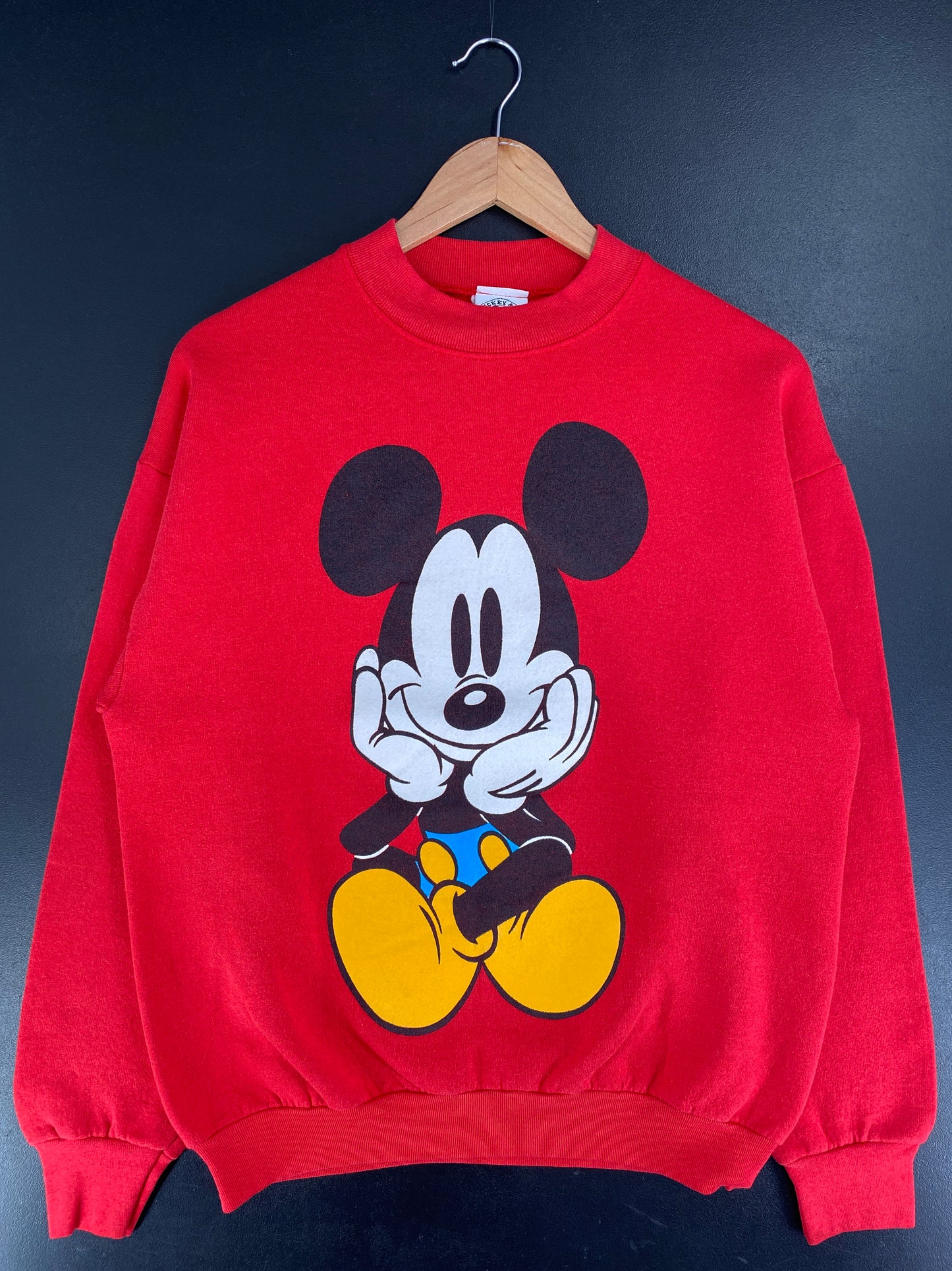 90's MICKEY Made in USA Size L Vintage DISNEY Sweat-shirt / F8854S