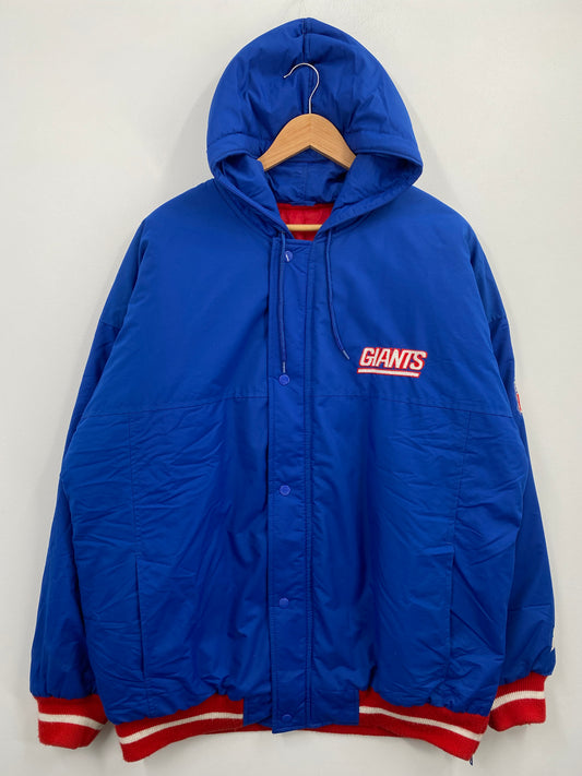 90’s STARTER x NEW YORK GIANTS Size XL NFL Padded Nylon Jacket / G6072N
