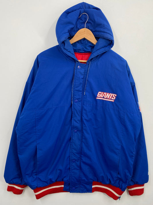90’s STARTER x NEW YORK GIANTS Size L NFL Padded Nylon Jacket / G6073N