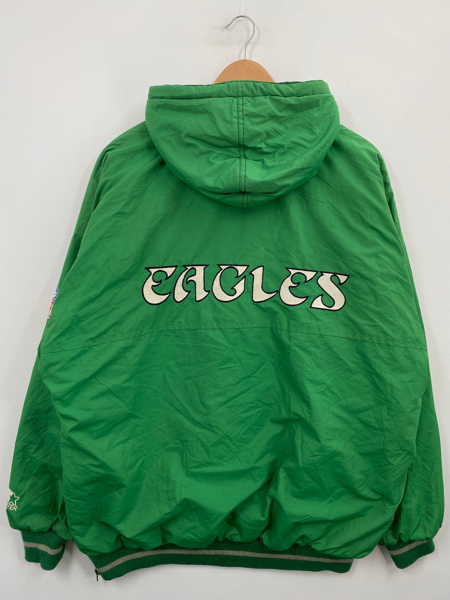 Early 90’s STARTER x PHILADELPHIA EAGLES Size XL NFL Padded Nylon Jacket / G6078N