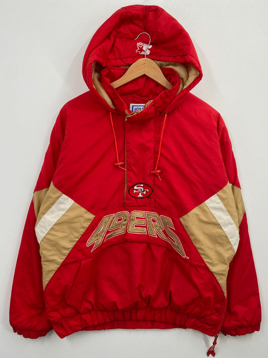 90’s STARTER x SAN FRANCISCO 49ERS Size Boys L NFL Padded Nylon Jacket / G6080N
