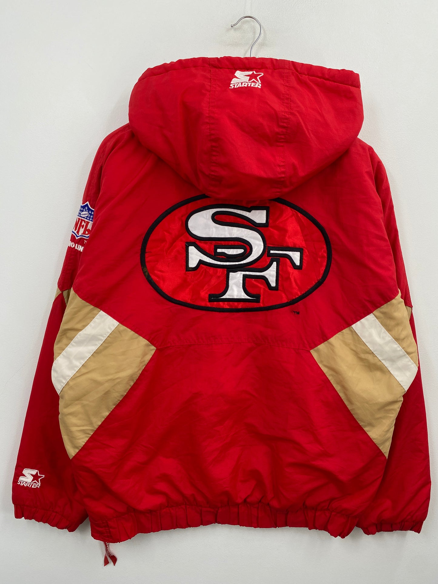 90’s STARTER x SAN FRANCISCO 49ERS Size Boys L NFL Padded Nylon Jacket / G6080N