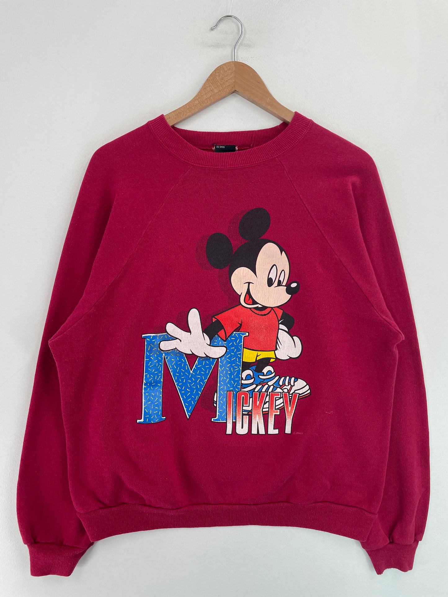 90’s DISNEY MICKEY Made in USA Size XL Vintage Sweat-shirt / G4980S