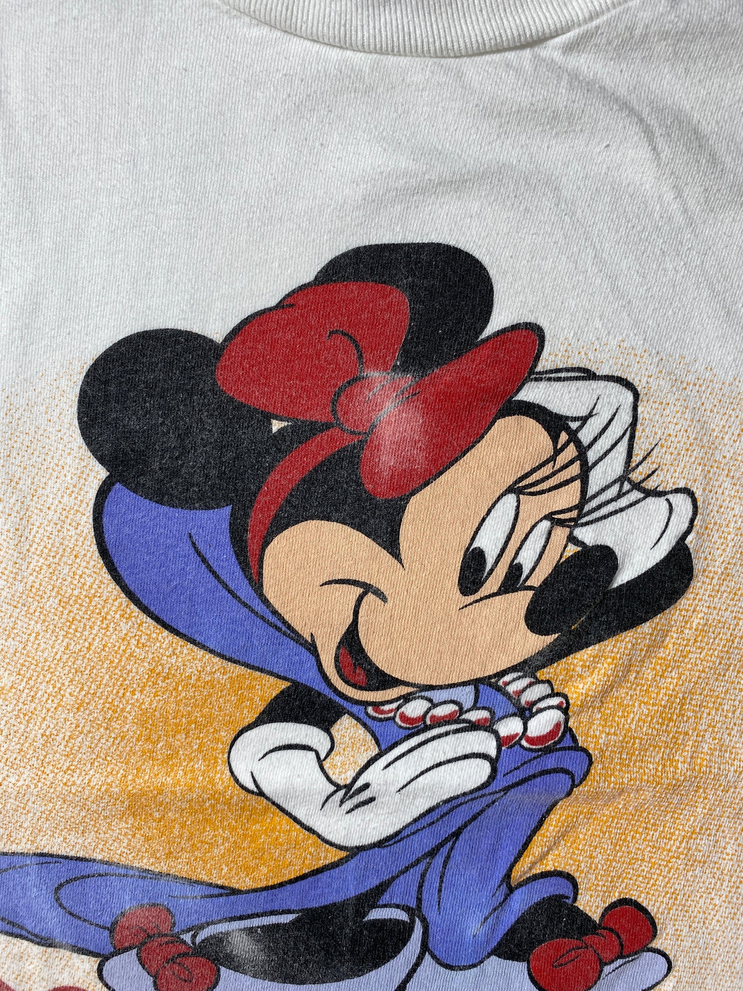 90's DISNEY MINNIE Made in USA Size XL Vintage T-Shirt / G2399T