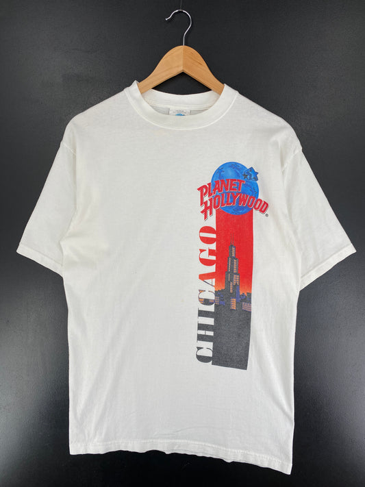 90’s PLANET HOLLYWOOD Made in USA Size M Vintage T-Shirt  / F1008T