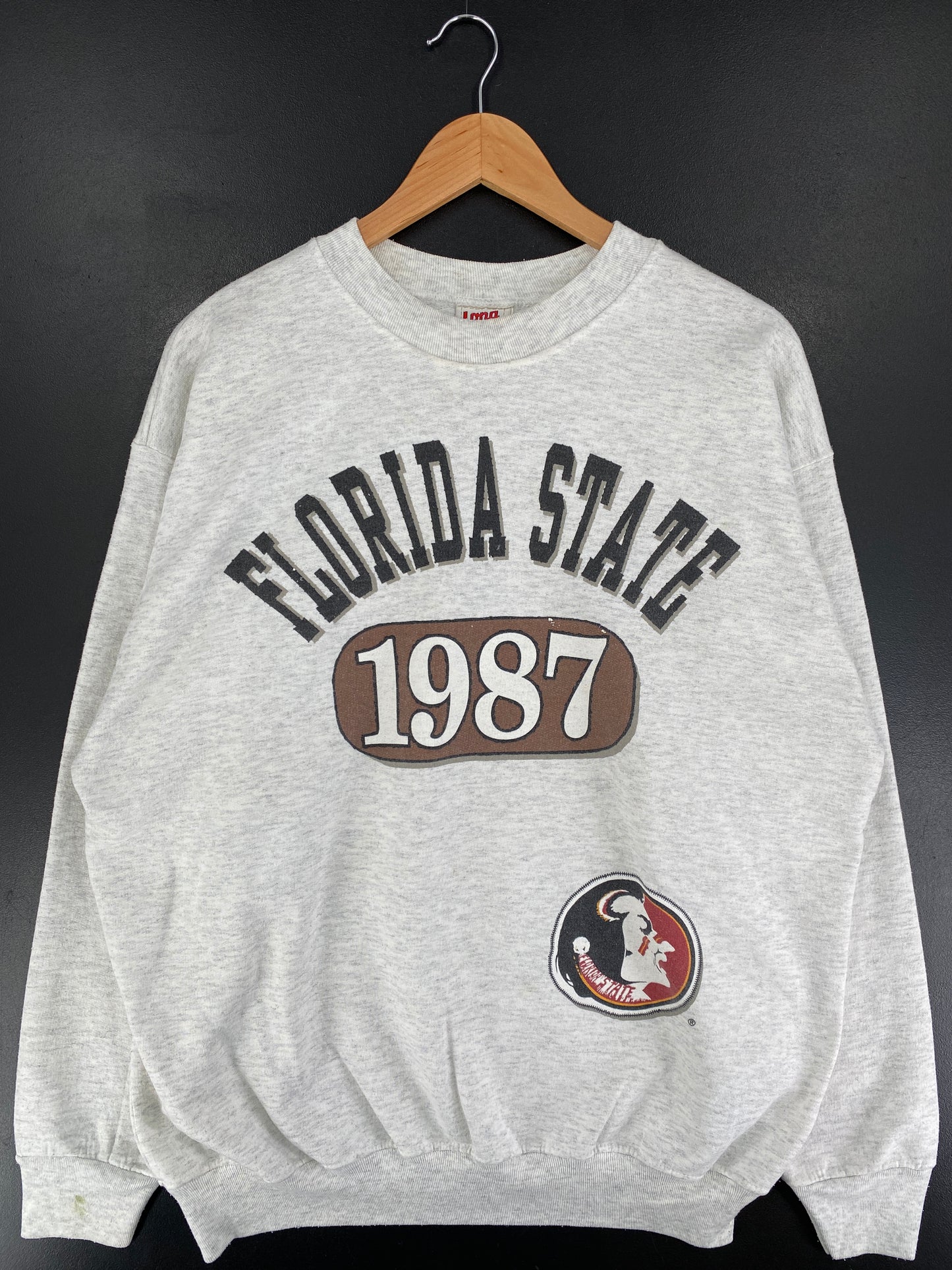 1992 FLORIDA STATE Made in USA Size XL Vintage College Sweat-Shirt / F1032S