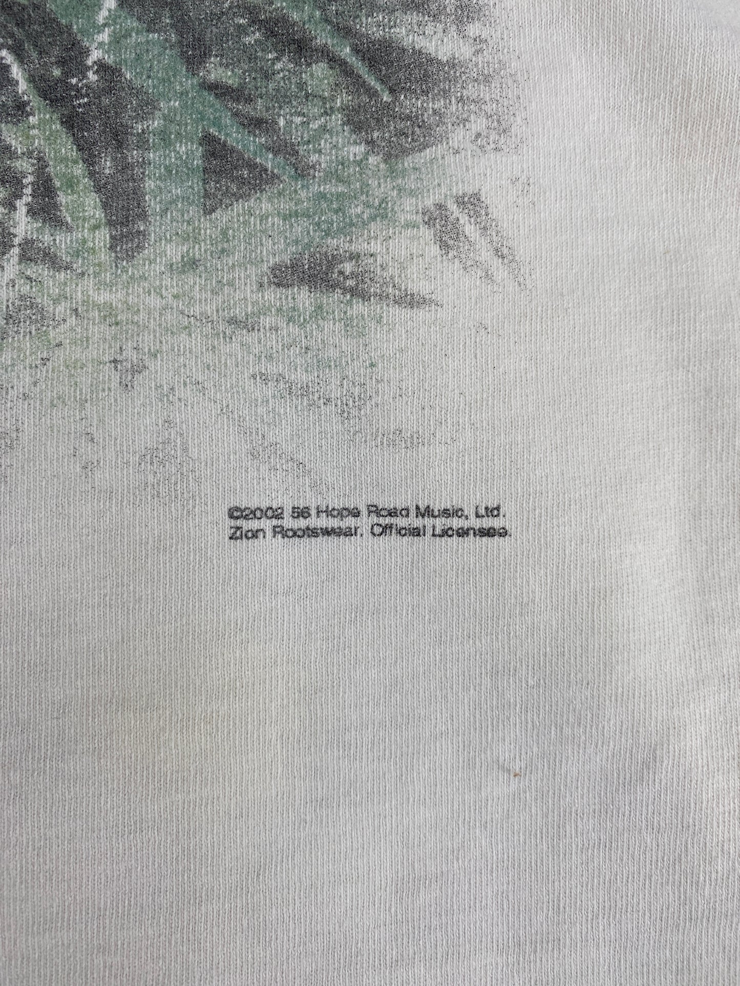 2002 BOB MARLEY Size XL Vintage T-shirt / F8929T