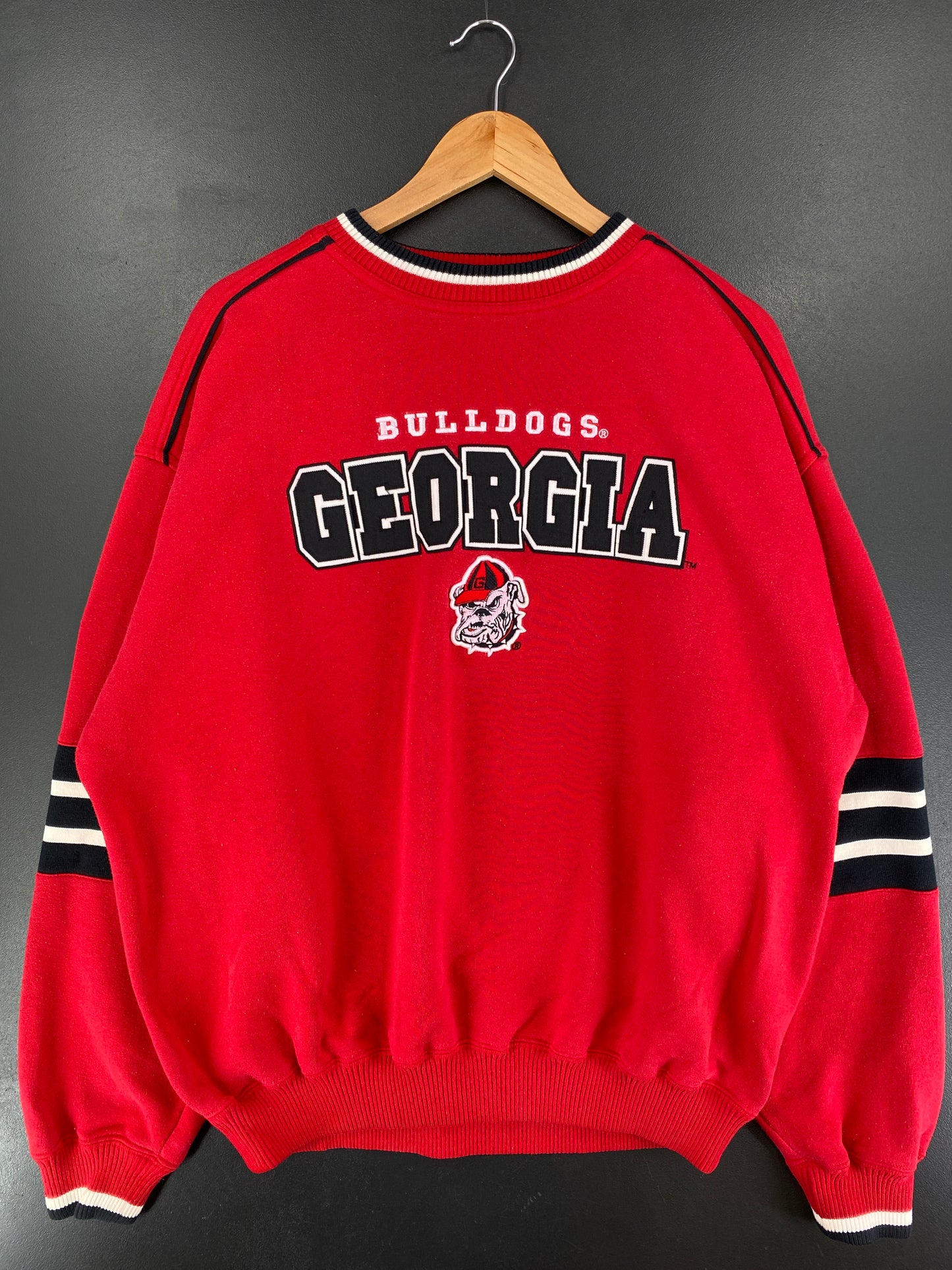 Vintage BULLDOGS GEORGIA Size XL College Sweat-Shirt / F1033S