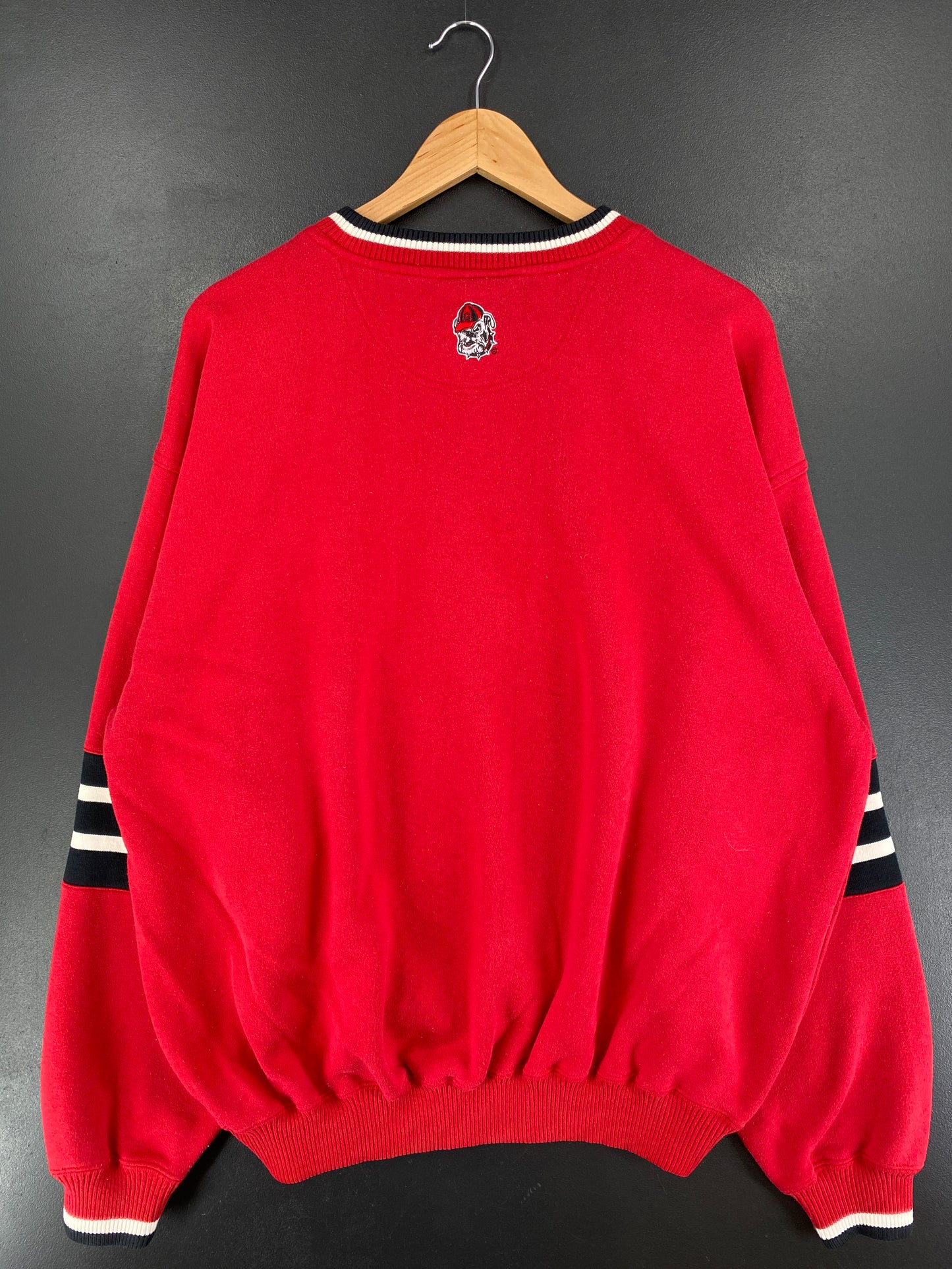 Vintage BULLDOGS GEORGIA Size XL College Sweat-Shirt / F1033S