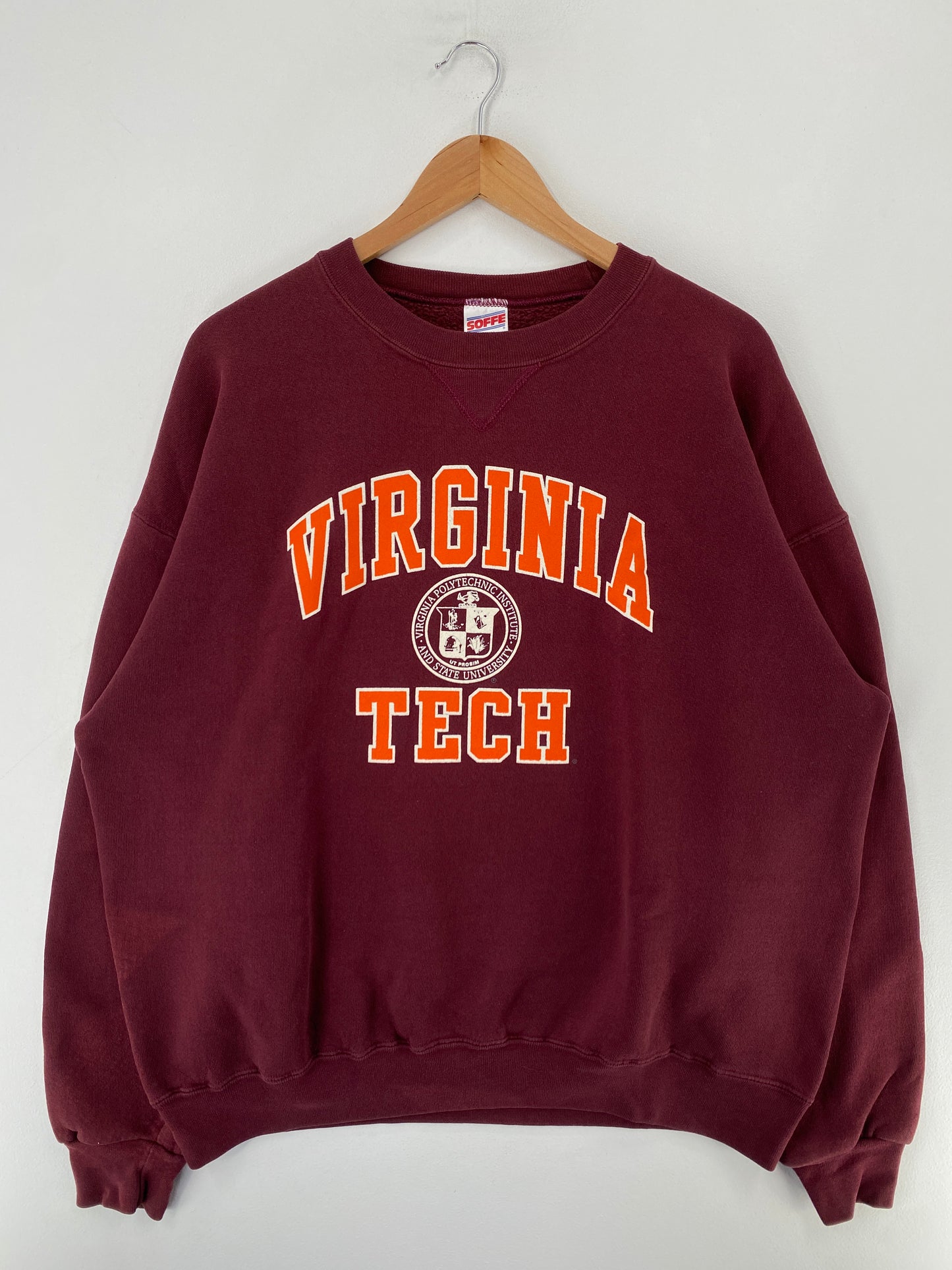 Vintage VIRGINIA TECH Size XL College Sweat-shirt / G2894S