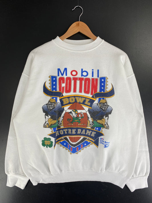 1993 NOTRE DAME Made in USA Size XL Vintage College Sweat-Shirt / G5869S