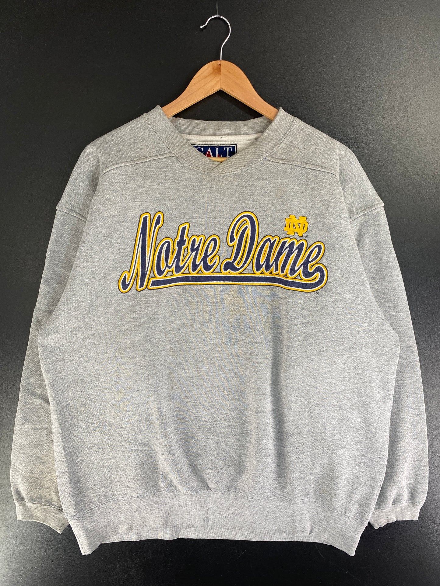 90’s NOTRE DAME Size No Tag (Approx.XL) College Sweat-shirt / G4212S