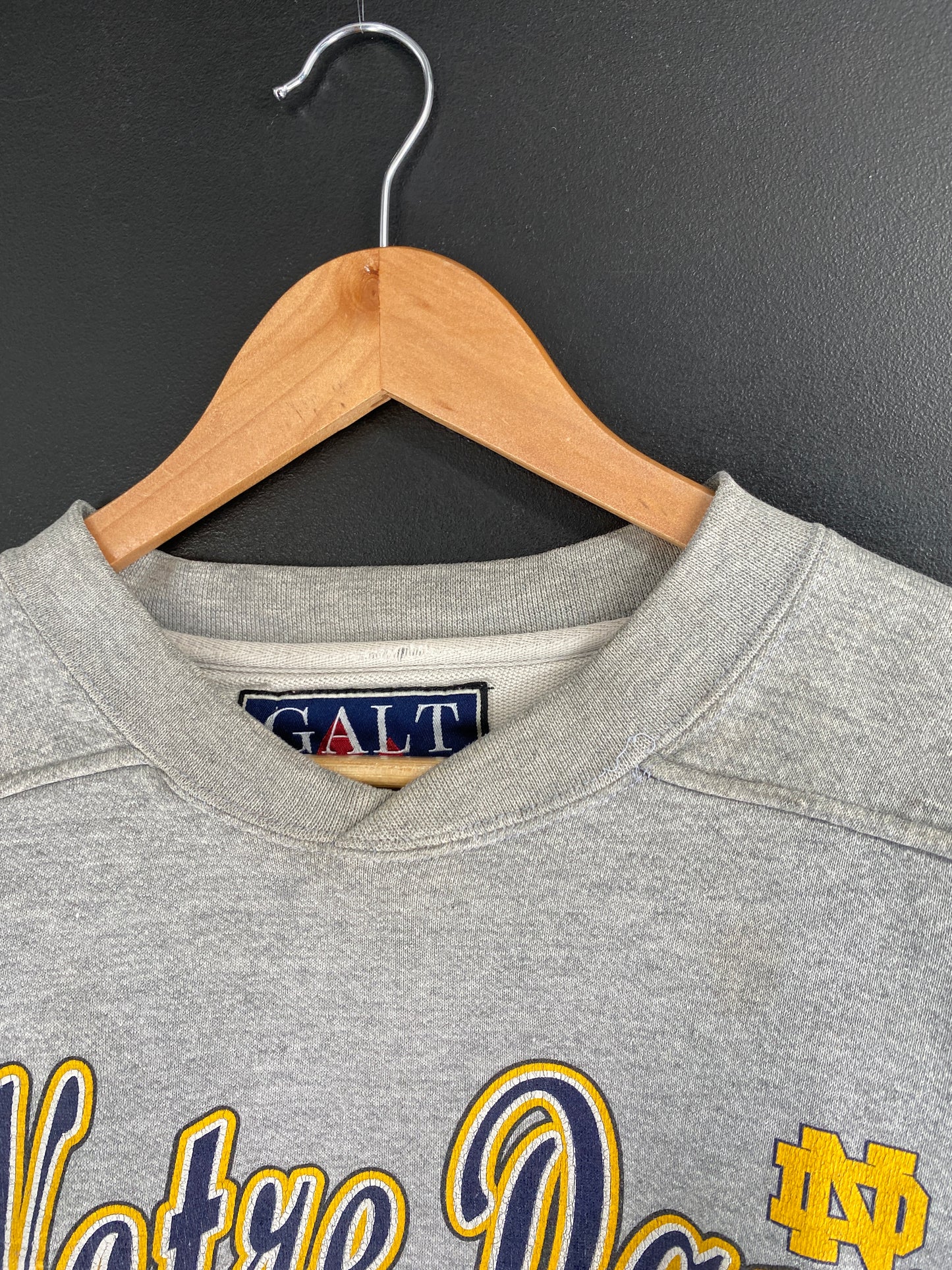 90’s NOTRE DAME Size No Tag (Approx.XL) College Sweat-shirt / G4212S