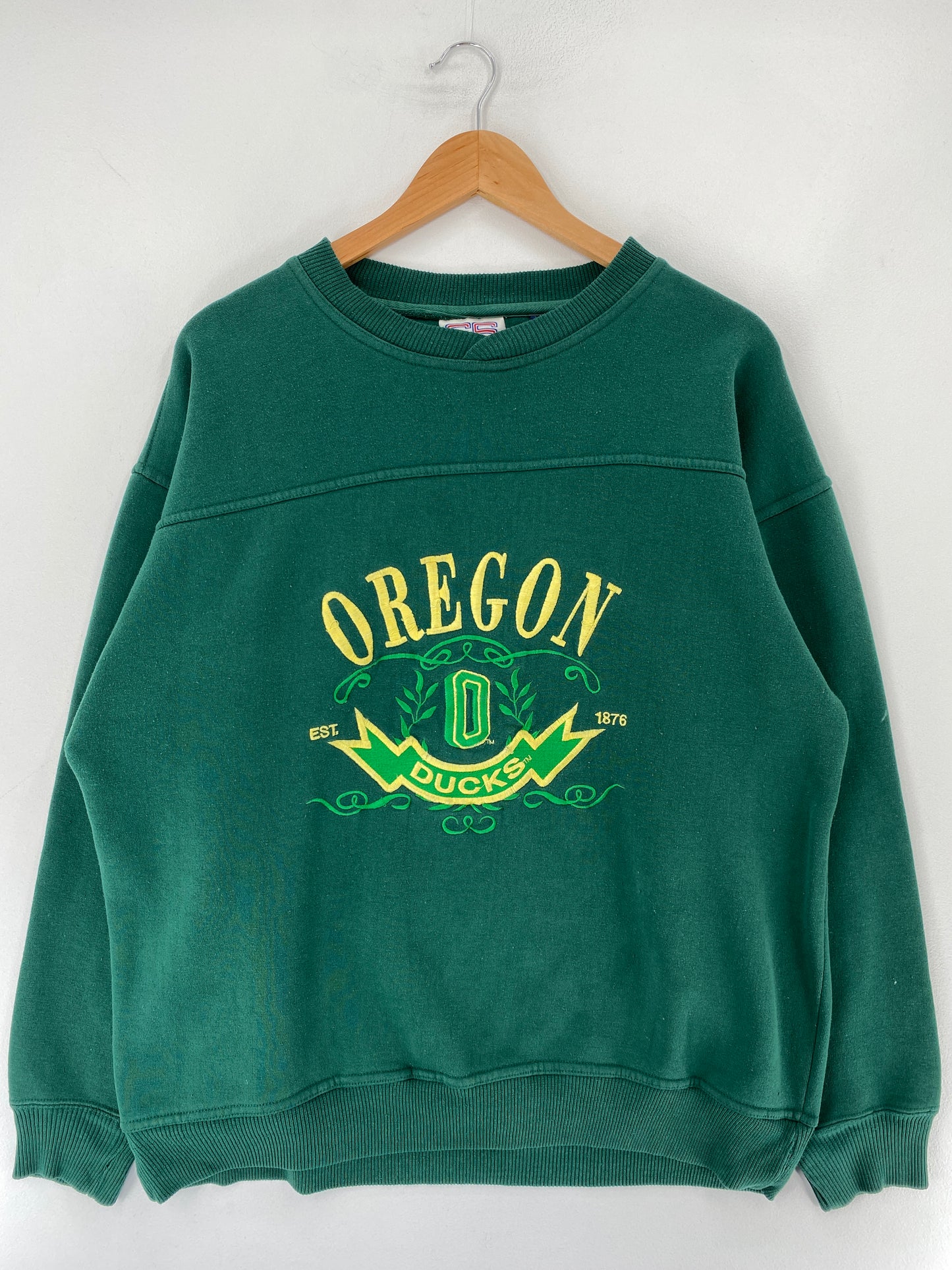 90’s OREGON DUCKS Size L College Sweat-Shirt / F1039S