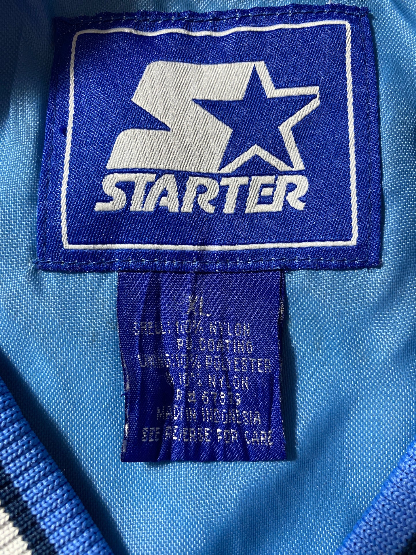 90’s STARTER x NORTH CAROLINA Size XL College Nylon Jacket / G4410N