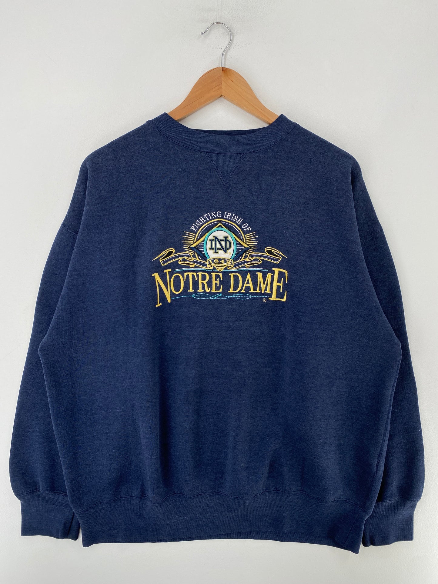 90’s NOTRE DAME Size XL College Sweat-shirt / F8135S