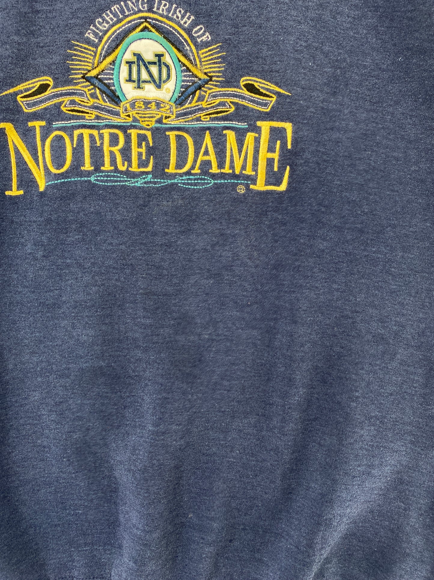 90’s NOTRE DAME Size XL College Sweat-shirt / F8135S