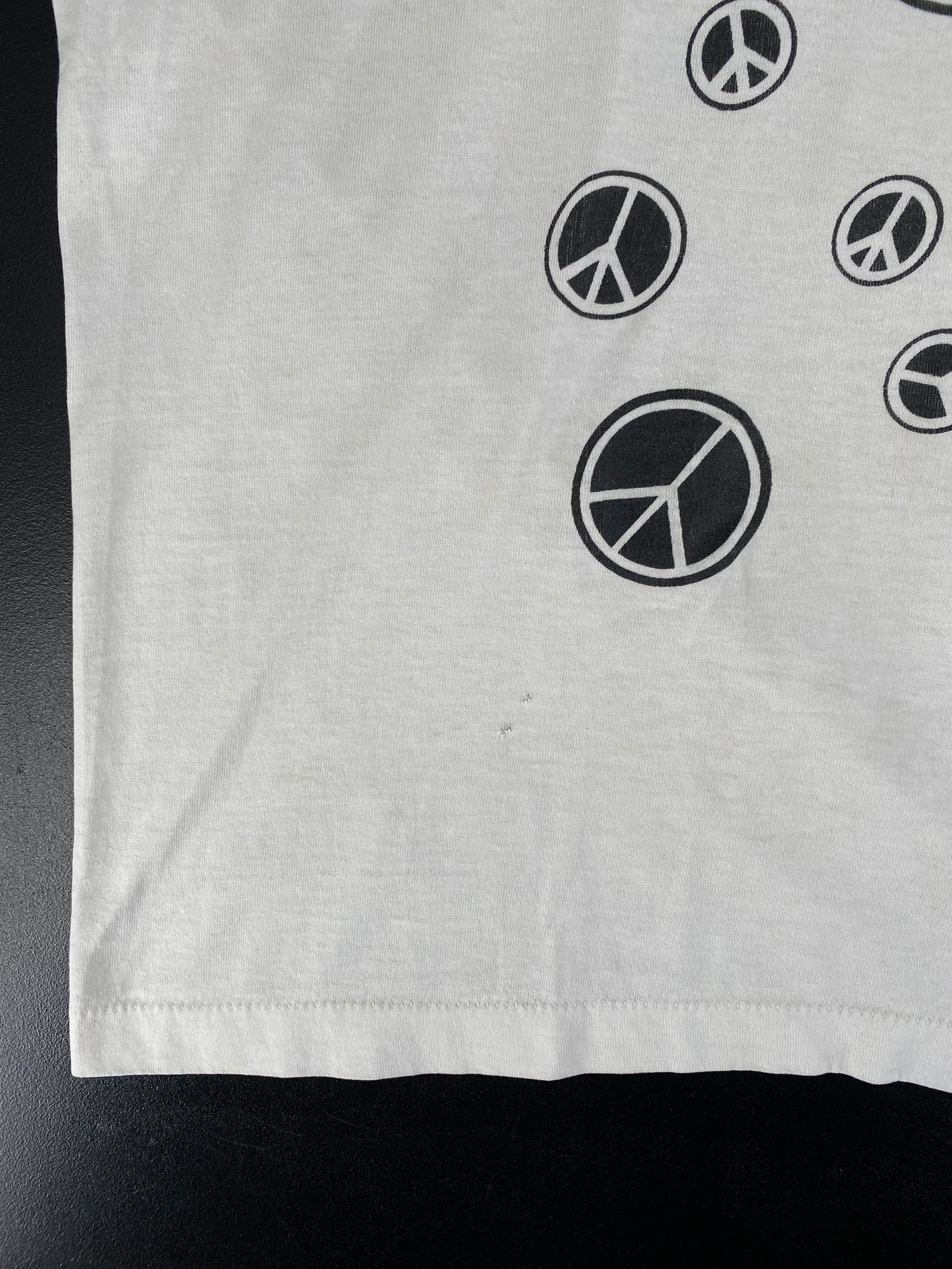 80’s PEACE SIGNS MADE IN USA Size XL Vintage T-Shirt / F8144T