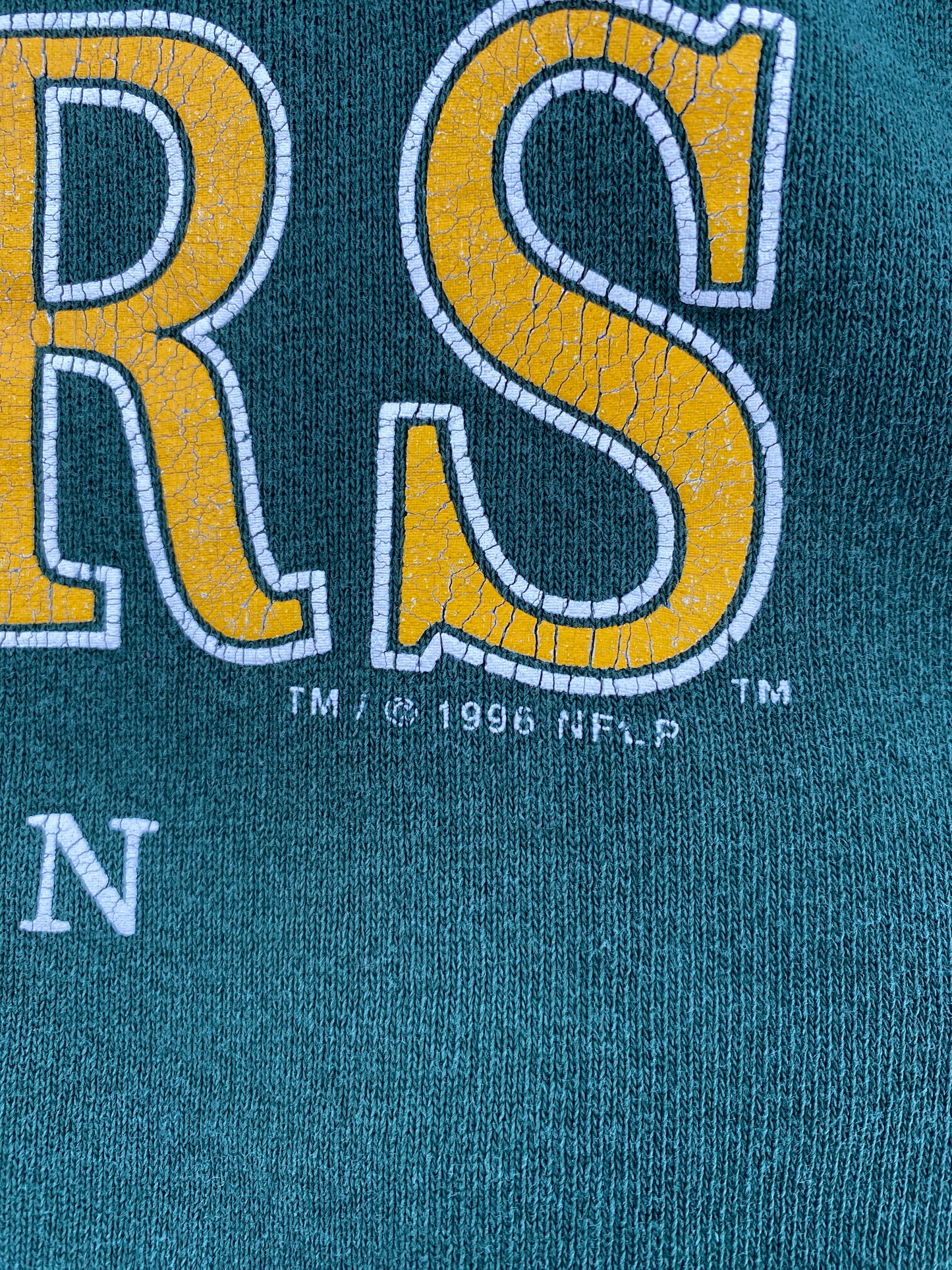 1996 GREEN BAY PACKERS Made in USA Size L Vintage NFL Sweat-shirt / G3791S