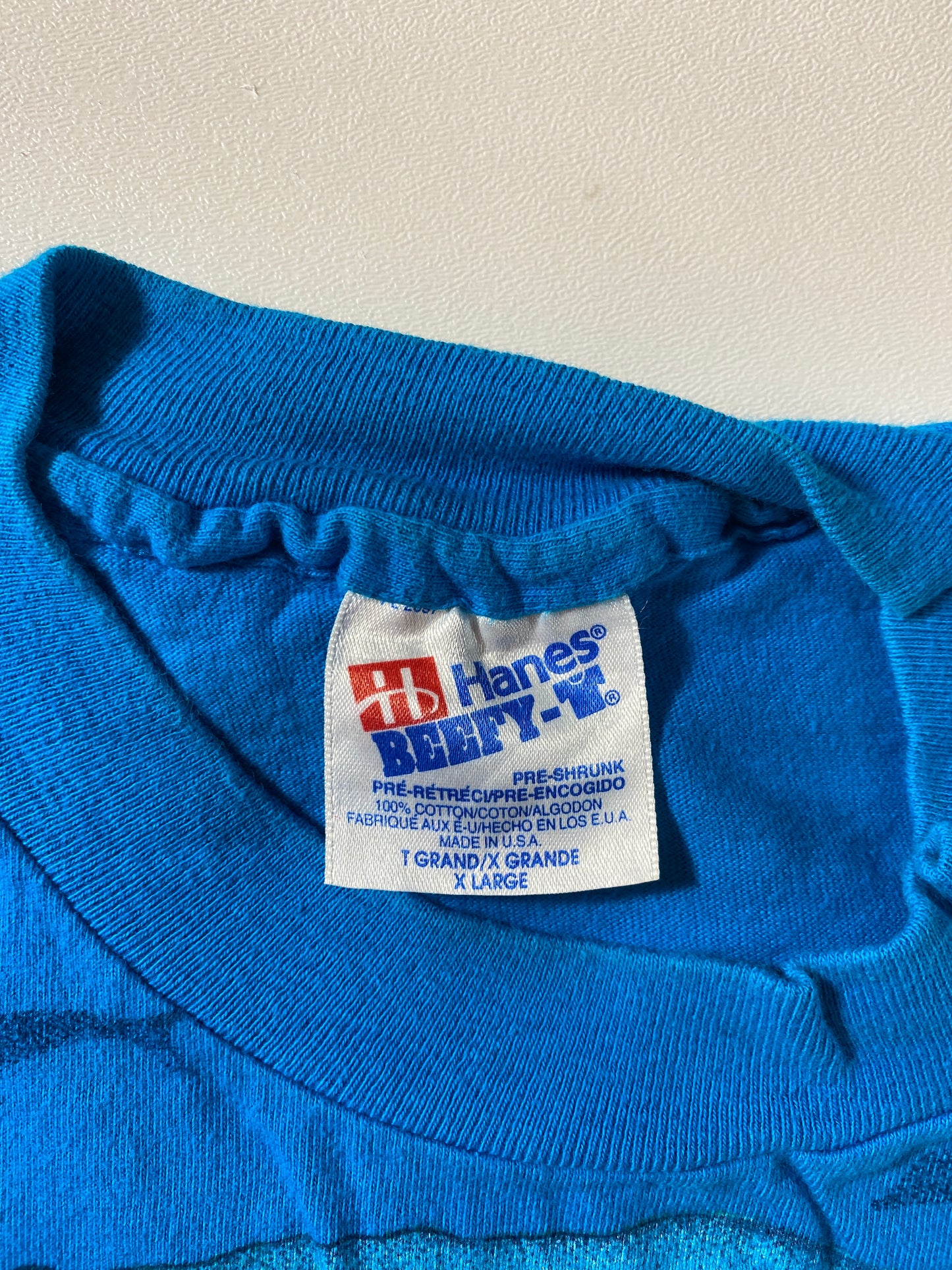 .90's WHALE Made in USA Size XL Vintage T-Shirt / F1633T