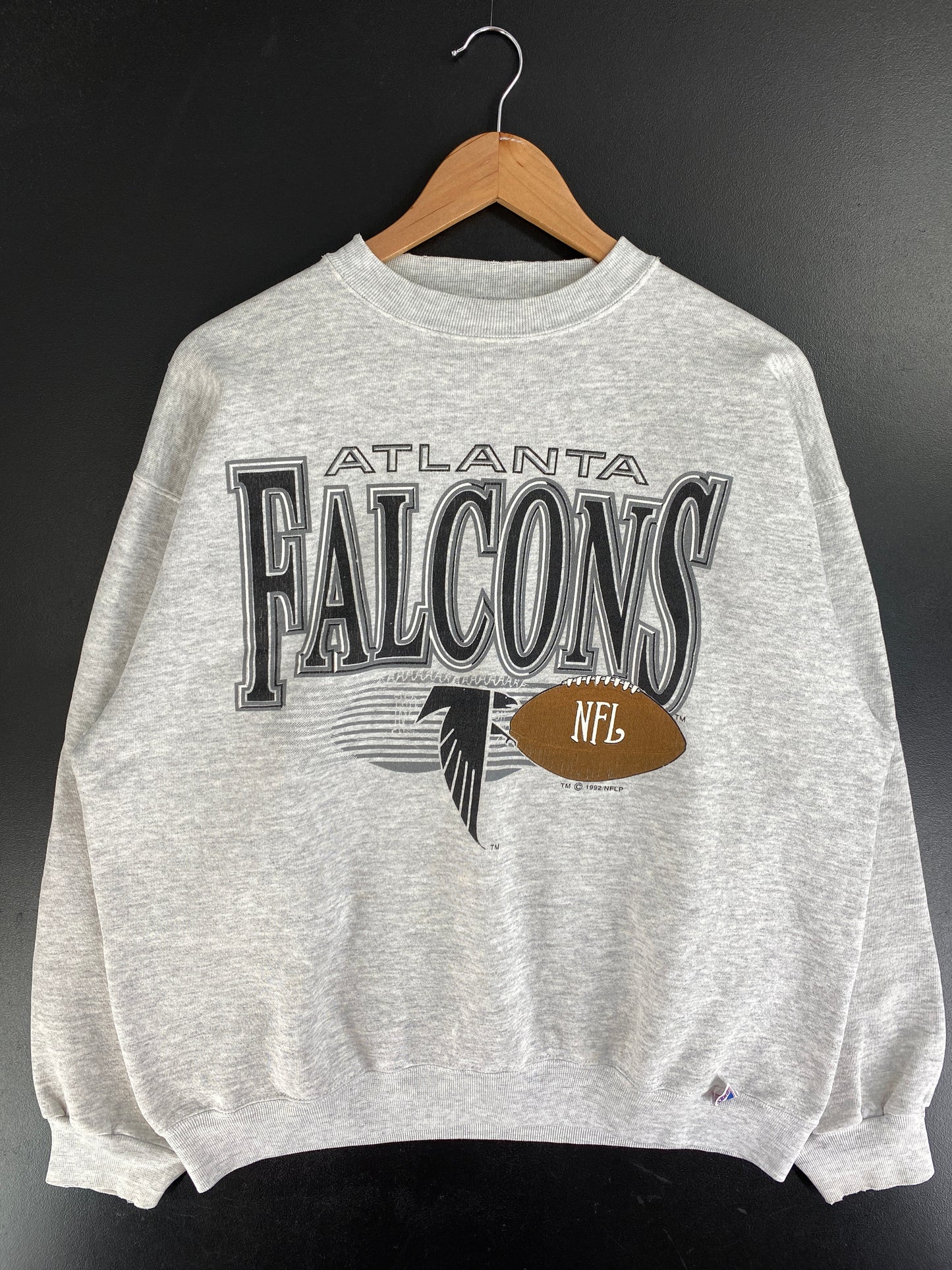1992 ATLANTA FALCONS Size XL Vintage NFL Sweat-shirt / G5414S