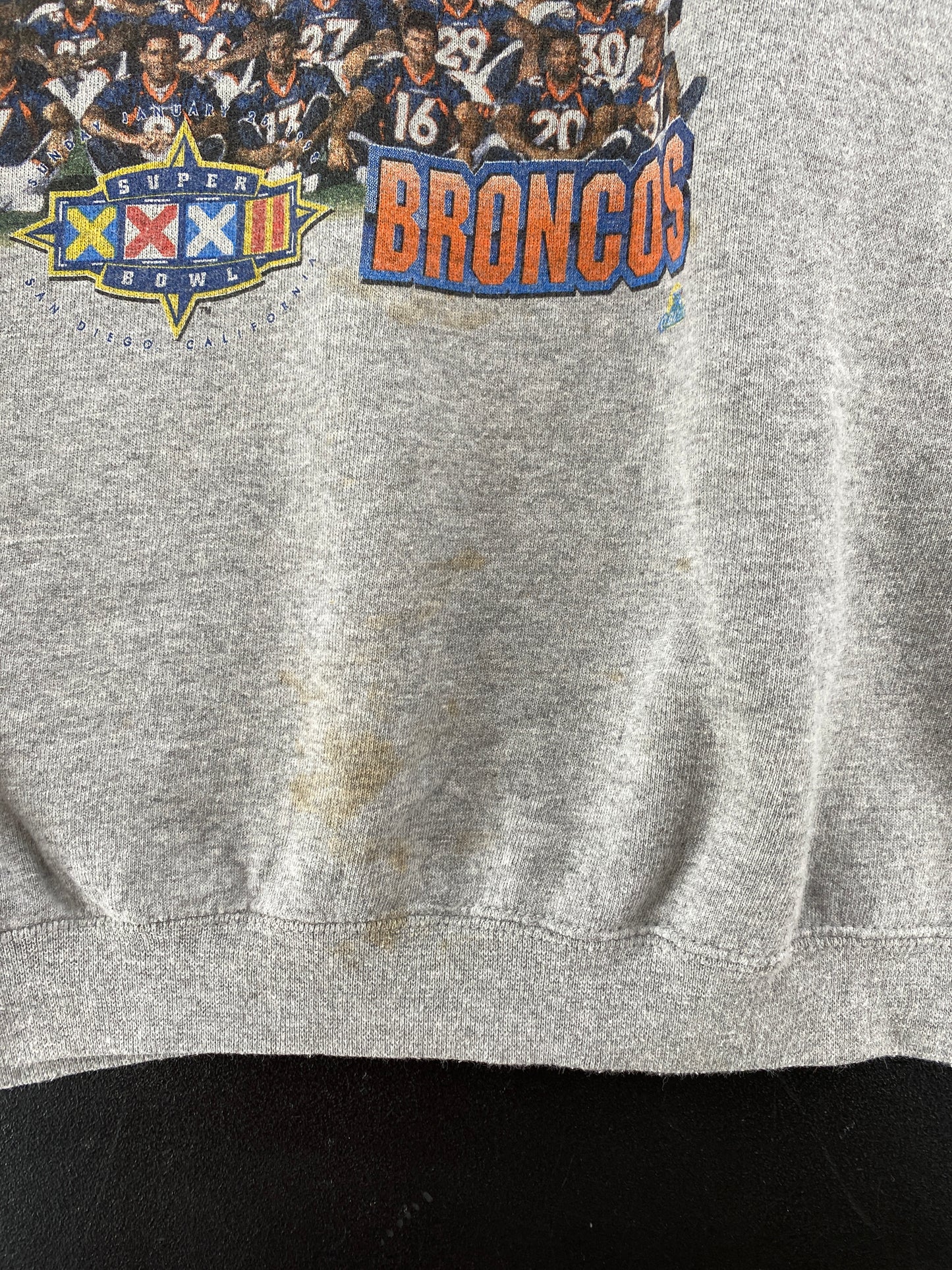 90's STARTER x DENVER BRONCOS Made in USA Size XL Vintage NFL Sweatshirt / G6433S