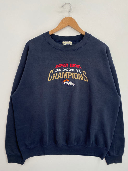 00’ DENVER BRONCOS Size L NFL Sweatshirt / G6434S