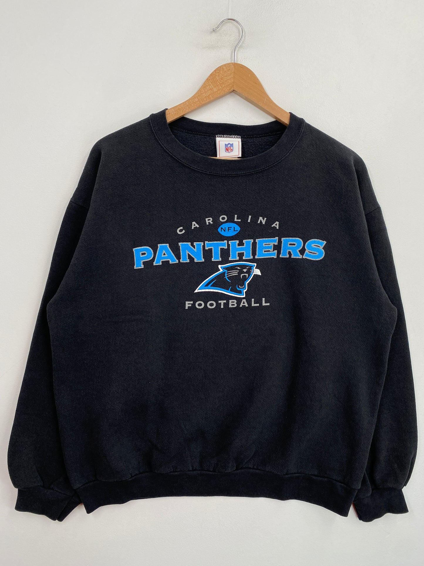 00’ CAROLINA PANTHERS Size L NFL Sweatshirt / G6435S