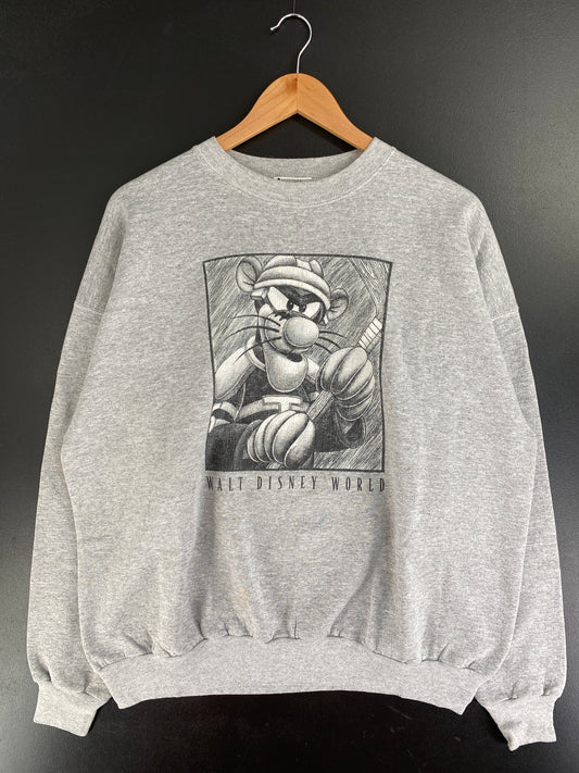 00’ DISNEY TIGGER Made in USA Size XL Vintage Sweat-Shirt / G7094S
