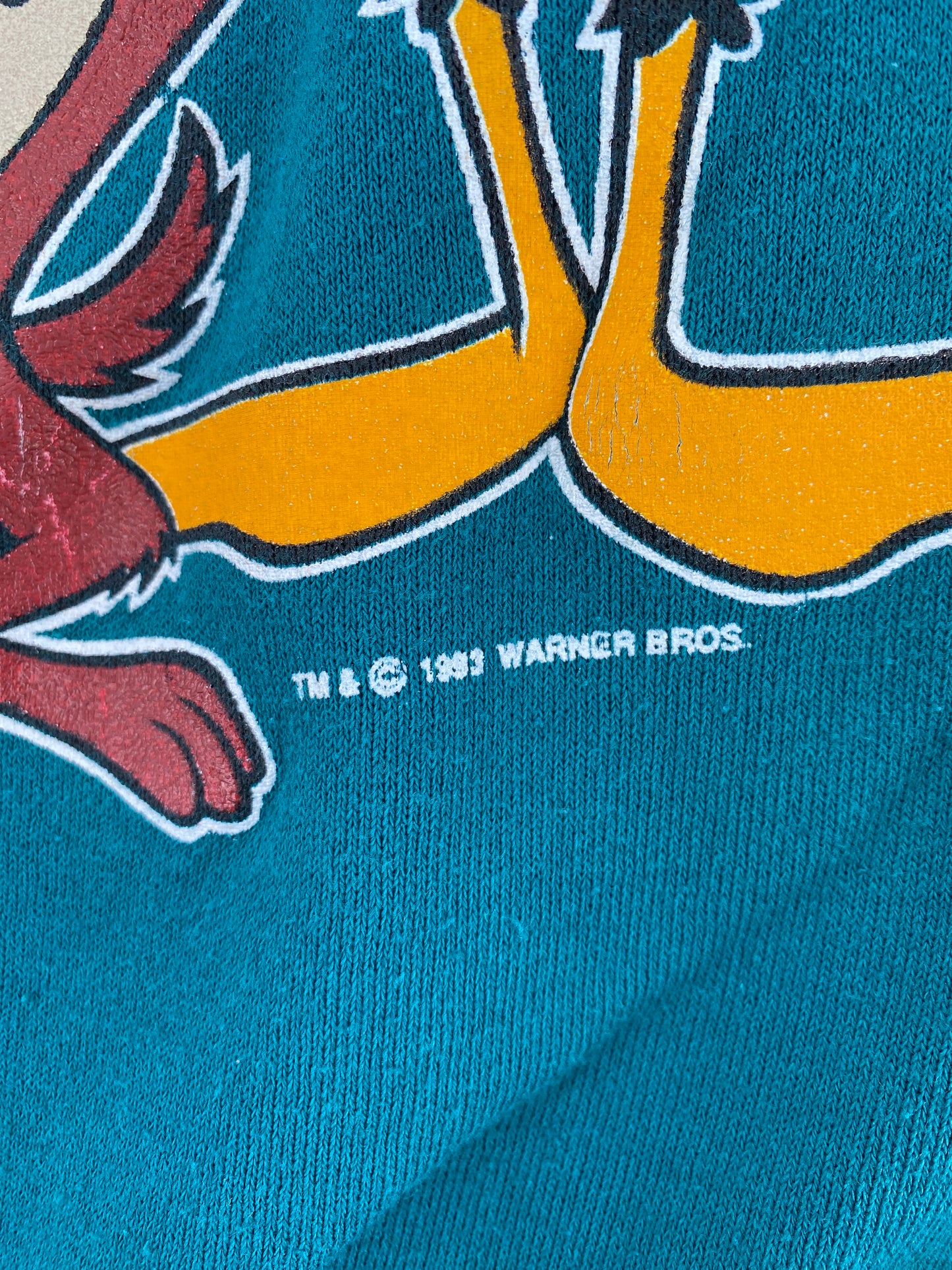 1993 LOONEY TUNES Made in USA Size XL Sweat-Shirt / F9089S