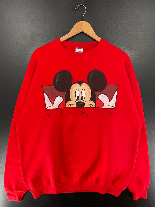 00’ DISNEY MICKEY Made in USA Size XXL Vintage Sweat-shirt / G6467S