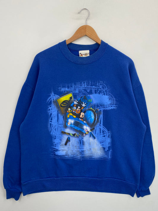 00' DISNEY MICKEY & FRIENDS Made in USA Size XL Vintage Sweat-Shirt / G6470S